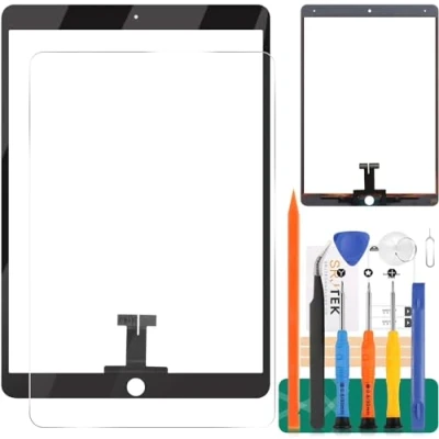 Afbeelding van Voor iPad Pro 10.5 scherm vervanging A1701 A1709 Touch Digitizer assemblage glazen paneel reparatie onderdelen kit (zwart, geen lcd bevatten)