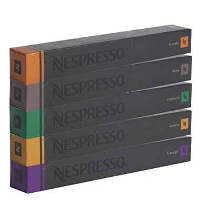 Afbeelding van NESPRESSO Origineel, selectie van espresso koffie, lichte tot donkere roosters, compatibel met originele koffiezetapparaten, capsuleset 50 koffiecapsules