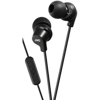 Afbeelding van JVC HA FR15 B EF In ear hoofdtelefoon met afstandsbediening en microfoon Zwart
