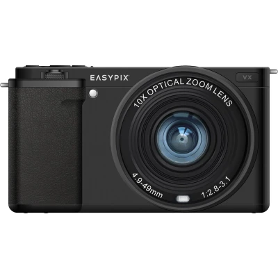 Afbeelding van Easypix PowerPro VX6430 Digitale camera 8 Mpix Zoom optisch: 10 x Zwart Geïntegreerde accu, WiFi, 4K video, Full HD video opname, Met ingebouwde flitser