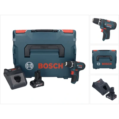 Afbeelding van Bosch GSR 12V 15 Professionele accuboormachine 12 V 30 Nm + 1x accu 6.0 Ah lader L Boxx