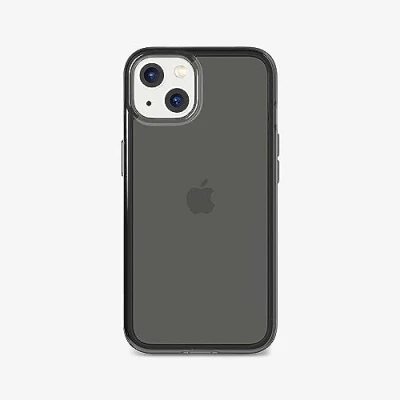 Afbeelding van Tech21 Evo Clear voor iPhone 13 Carbon getint telefoonhoesje met 3,7 m bescherming tegen meerdere vallen