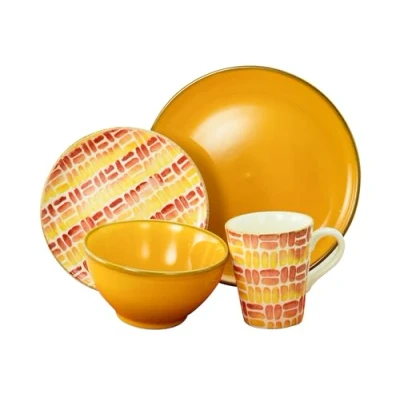 Afbeelding van CreaTable Combi servies Marbella (set, 16 delig)