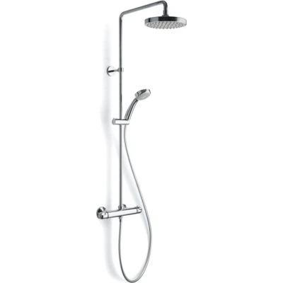 Afbeelding van Plieger Luzon doucheset chroom HOH=15cm met stortdouche Ø20cm,
