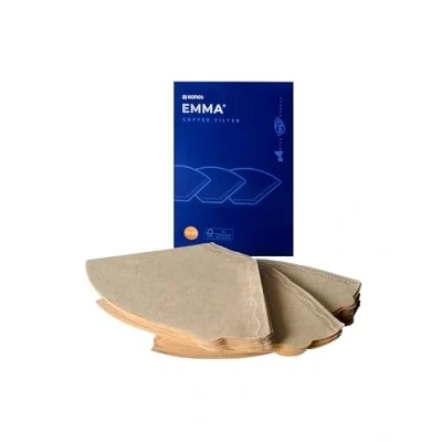 Afbeelding van Carte Dozio EMMA by Konos koffiefilter, ongebleekt, natuurlijk, kegelvormig, voor maximaal 4 kopjes, 100 stuks