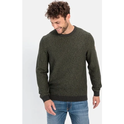 Afbeelding van camel active AUS Einem Trui, Heren, Maat: 6XL, Leaf green
