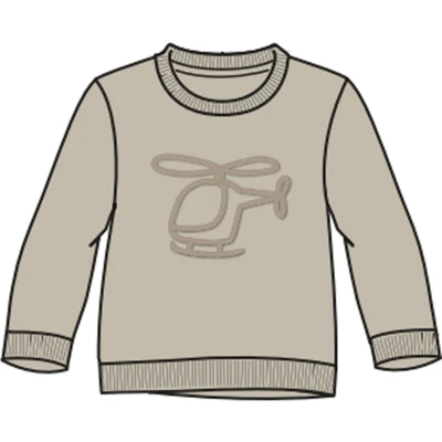 Afbeelding van Name It baby jongens trui KOPTER White Regular Fit