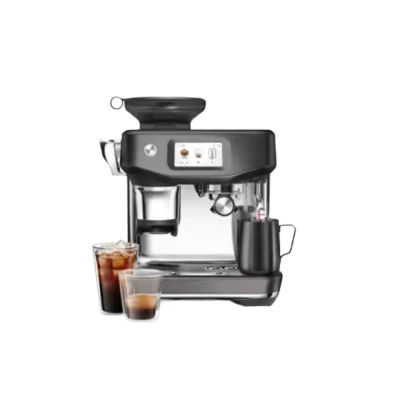 Afbeelding van Sage The Barista Touch Impress Koffiezetapparaat van Boon tot Kop met Molentje, Melkopschuimer en Cold Brew Functie Zwart roestvrij staal