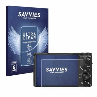 Afbeelding van Savvies (6 Stuks) Schermbeschermer voor Sony Cyber Shot DSC RX100 VII Screen Protector Ultra Transparant