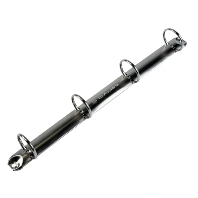 Afbeelding van Exacompta ref. 51380E 1 Overtrokken PP ringband met harde omslag 4 ronde ringen op de derde cover diameter 25mm Rug 40mm Afmetingen: 32 x 25,5 cm Formaat A4 willekeurige kleuren