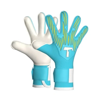 Afbeelding van T1TAN REBEL 2.0 SKY BLUE JUNIOR Fingersave keepershandschoenen