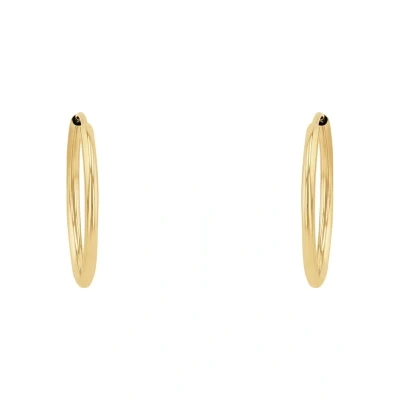 Afbeelding van Amor Creoles Dames Oorsieraden, 2,5 cm, Goud, Geleverd in Sieradendoosje, 2013680