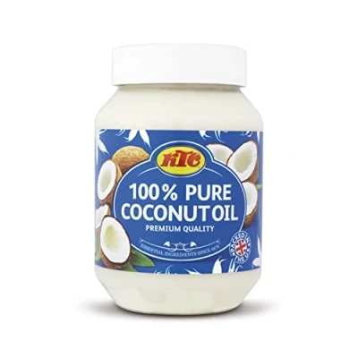 Afbeelding van KTC 100% pure kokosolie veelzijdig voor huid, haar en keuken 3 x 500 ml