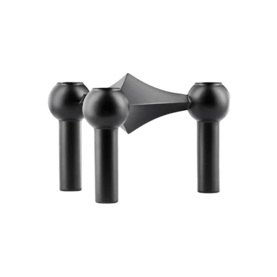 Afbeelding van Stoff Kandelaar 6 cm Zwart