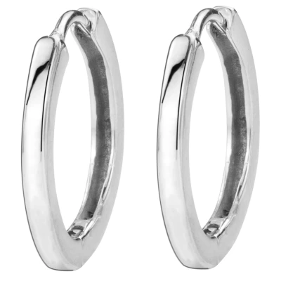 Afbeelding van Traveller Oorringen Dames Zilverkleurig Edelstaal Ringen 16 mm 166312