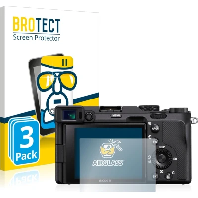 Afbeelding van BROTECT Glas Screen Protector voor Sony A7C (3 Stuks) Schermbeschermer [9H Hardheid, Beschermglas Folie niet Gehard Glas]