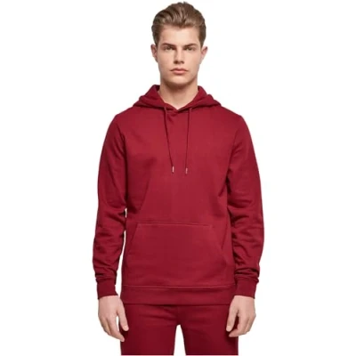 Afbeelding van Build Your Brand Heren capuchontrui basic hoodie sweater met capuchon voor mannen verkrijgbaar in vele kleuren, maten XS 7XL, bordeaux,