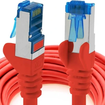Afbeelding van 1aTTack, Cat6, Cat6a, Lan RJ45, 8P8C, 10Gbps, ethernet, netwerkkabel, rood, 1 stuk