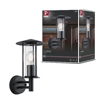 Afbeelding van Paulmann Wandlamp Buiten 31,5 x 21 cm Classic IP44 Donkergrijs
