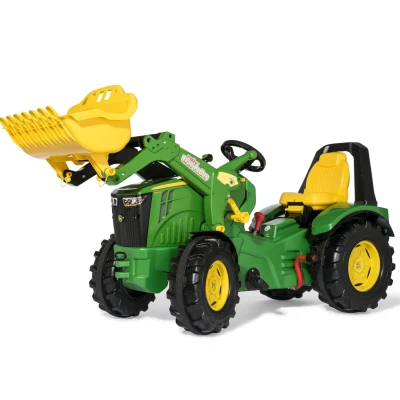 Afbeelding van Rolly Toys rollyX Trac Premium John Deere traptrekker 8400R incl voorlader en handrem