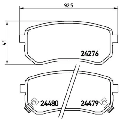 Afbeelding van Brembo Remblokset P 30 033