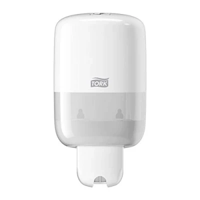 Afbeelding van Tork Mini Vloeibare Zeep Dispenser Kunststof Wit S2 ( alternatief 470234)