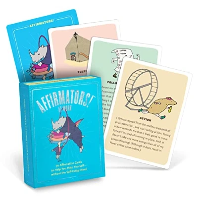 Afbeelding van Affirmators! at Work: 50 Affirmation Cards to Help You Yourself without the Self Helpy Ness!