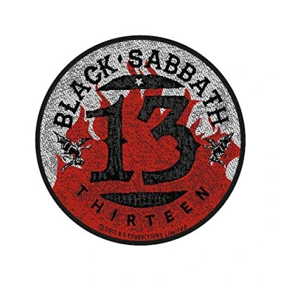 Afbeelding van Black Sabbath 13 Flames Circular Patch Multicolours