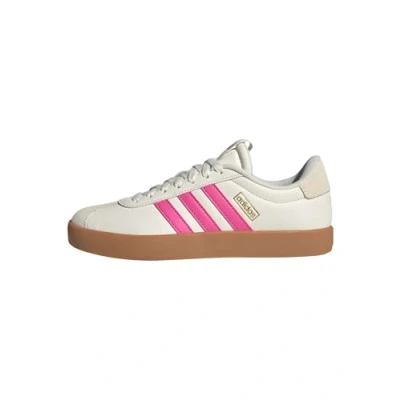 Afbeelding van adidas Dames VL COURT 3.0 SHOES, core white/pulse magenta/gold met., 40 2/3 EU