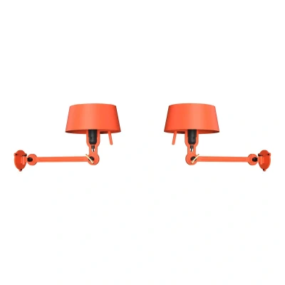 Afbeelding van Tonone Bolt Bed Underfit wandlamp install set van 2 Striking Orange