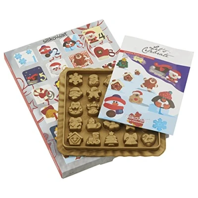 Afbeelding van Silikomart ca01 creatieve xmas countdown siliconen mal 28x28 h 13 mm