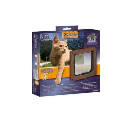 Afbeelding van Kattenluik 2 Way Bruin
