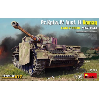 Afbeelding van MiniArt 35298 Pz.Kpfw.IV Ausf. H Vomag with interior 1:35