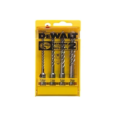 Afbeelding van DEWALT Extreme 2 SDS Plus Ha mmerboorsets (4 stuks met 5.5, 7, 8, 10 mm in kunststof cassette) DT9702 color