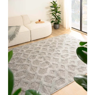 Afbeelding van Scandinavisch Tapijt/Vloerkleed Fjord Ro Grijs 80x250 Cm