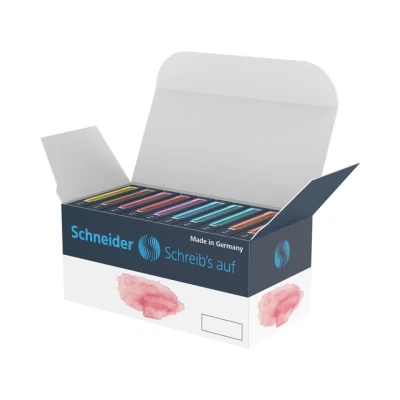 Afbeelding van Inktpatronen Schneider pastel doos 10 sets a 6st.