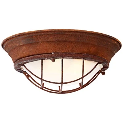 Afbeelding van Brilliant TYPHOON Plafondlamp Roestkleurig;Zwart