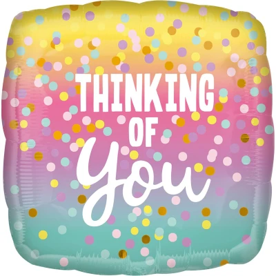 Afbeelding van Helium Ballon Thinking Of You 46cm per stuk