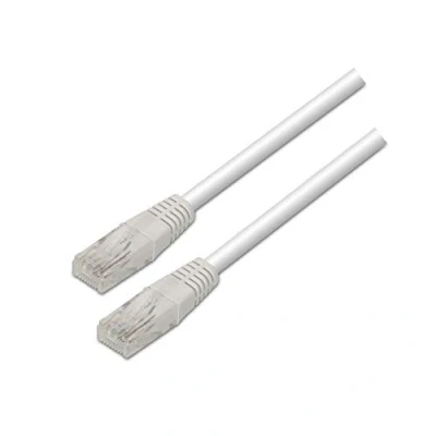 Afbeelding van AISENS A133 0196 netwerkkabel, RJ45, 0,5 m, 10/100 Mbit/s, switch/router/modem/patchpanel/toegangspunt/patchvelden, wit