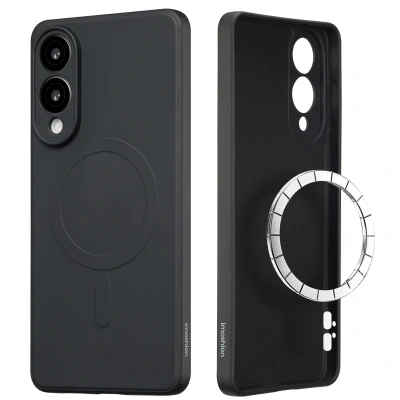Afbeelding van imoshion Hoesje geschikt voor Samsung Galaxy S25 Edge Color Backcover MagSafe Zwart