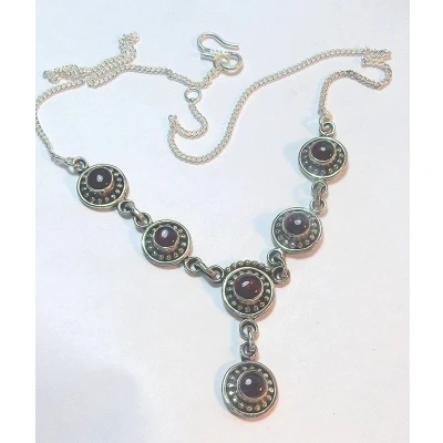 Afbeelding van Zilveren Amethist Collier