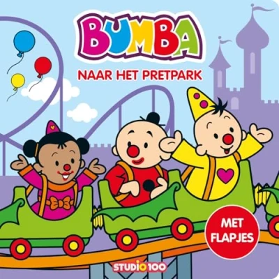 Afbeelding van Studio 100 Kartonboek met Flapjes Pretpark