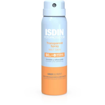 Afbeelding van Isdin Fotoprotect.transp.spray Wet Skin Ip50 100ml