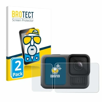 Afbeelding van BROTECT (2 Stuks) Antireflecterende Beschermfolie voor GoPro Hero 13 Black Anti Glare Screen Protector, Mat, Ontspiegelend