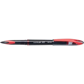 Afbeelding van 12x Uni ball liquid ink roller Micro Air, rood
