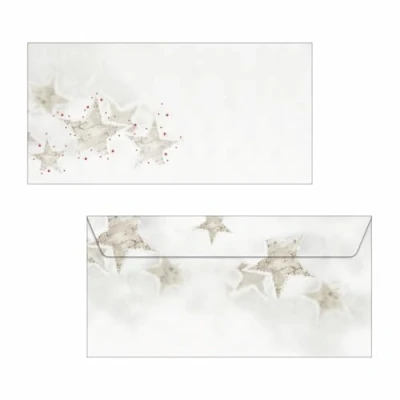 Afbeelding van SIGEL DU250 enveloppen Kerstmis DIN lang 25 stuks &quot;Christmas Timber&quot;