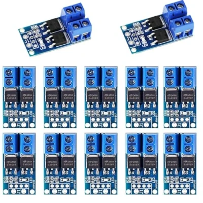 Afbeelding van 12 stuks DC 5 V 36 400 W FET Trigger Switch Drive Module Board Dual Mosfet Driver High Performance Switching PWM regelaar Schakelpaneel Drivermodule voor Ar Duino