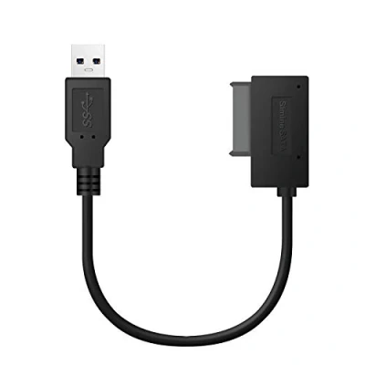 Afbeelding van Xingdianfu 1pc USB 3.0 tot 7 + 6 13Pin Slimline SATA kabel adapter voor laptop CD DVD Rome optische drive