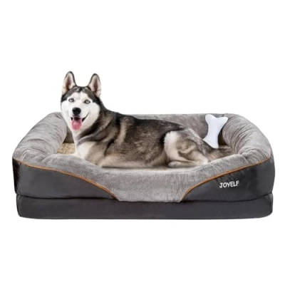 Afbeelding van JOYELF XX Large Memory Foam Hondenbed, Orthopedisch Hondenbed &amp; Bank met Afneembare Wasbare Hoes Hondenslaper voor Grote Honden