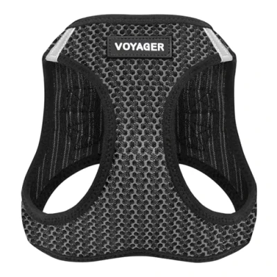 Afbeelding van Voyager Step in Air Hondentuig Instapharnas van mesh voor alle weersomstandigheden kleine en middelgrote honden Best Pet Supplies Grijs (2 Tone), S